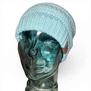 C.C. Exclusives Ribbed Kit Solid Green Color Beanie